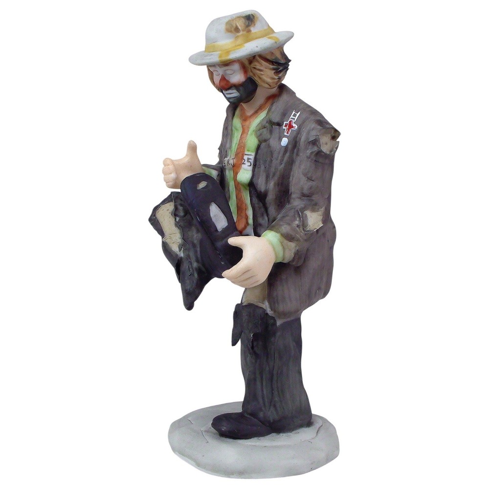 Flambro Emmett Kelly Jr Clown Figure "A Hole in the Sole"‎ Box/COA Mint 1987 VTG - Picture 9 of 11